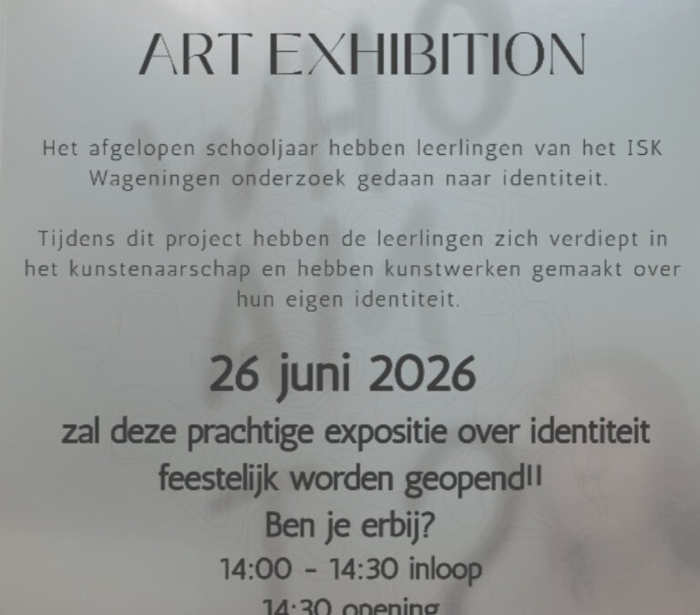 ISK expo: IDENTITY verplaatst naar dinsdagmiddag 15:00!
